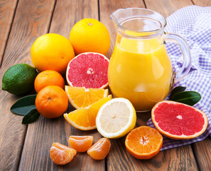 Fresh citrus juice