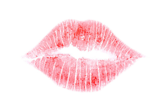 beautiful red lips.