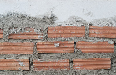 build wall and fence from clay brick