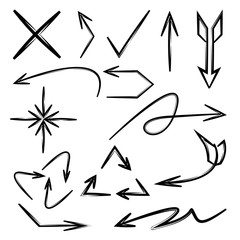 hand drawn arrows