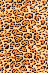 texture of print fabric striped leopard