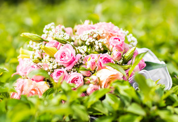 Beautiful wedding bouquet 