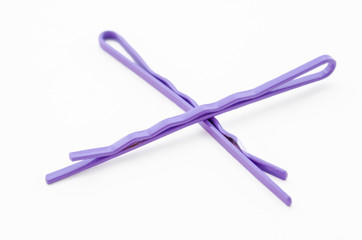 Hair pins or hair clips.