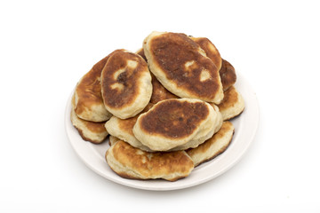 patty on the white background