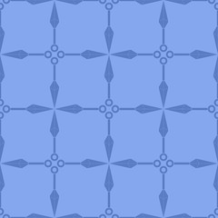 Fototapeta premium kunai ninja seamless pattern