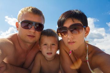 Fototapeta premium Family selfie