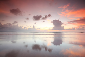 Fototapeta na wymiar Bali beach sunset
