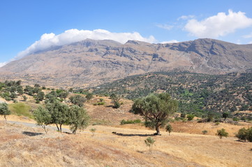 Landschaft im Süden der Insel Kreta
