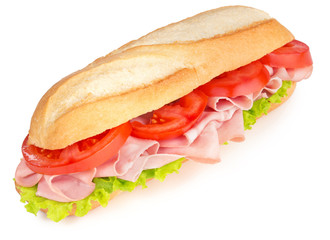 ham and tomato sandwich