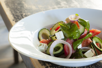 fresh vegetable salad