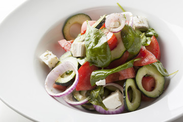 fresh vegetable salad
