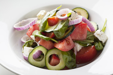 fresh vegetable salad