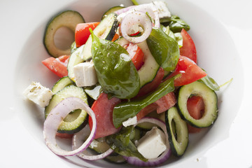 fresh vegetable salad