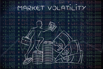 market volatility: performance results with trader climbing prof