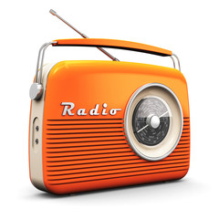 Naklejka premium Radio vintage
