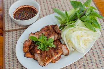 Grilled Pork Dishes-Thai Food