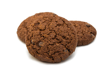 soft dark chocolate brownie cookies