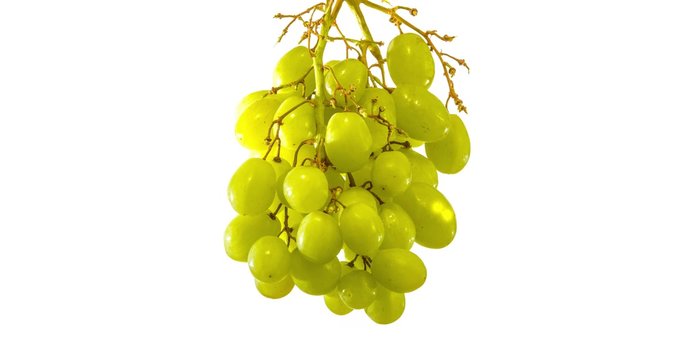 Weintrauben werden aufgegessen, entfernt Stop-Motion-Video