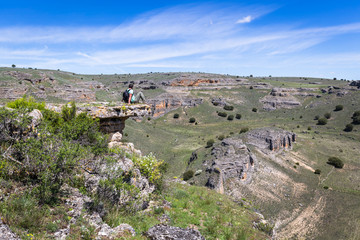 Duraton Canyon Natural Park, in Sepulveda, Spain