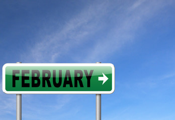 February winter month