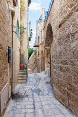 Te Aviv - Little aisle of old Jaffa