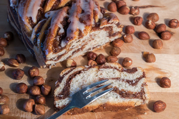 Spezialität Nusskuchen
