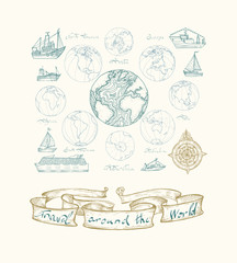 Maps atlas continents.
