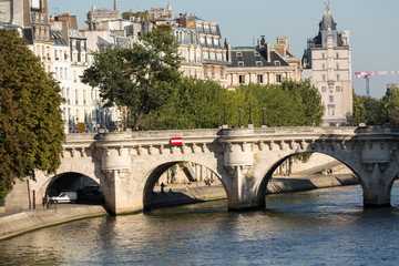 Fototapeta premium Pont Neuf and Cite Island in Paris, France