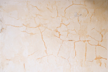 Crack cement wall background.