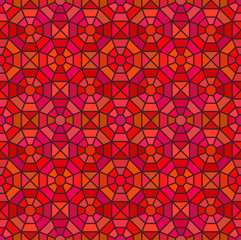 Seamless mosaic pattern in octagon concept