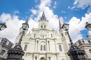 Fototapeta na wymiar Saint Louis Cathedral in New Orleans, Louisiana.