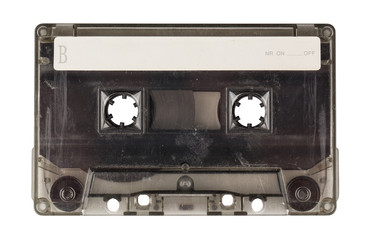 Vintage transparent compact cassette