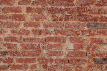 Red brick wall texture