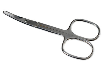 Fingernail scissors / Fingernail scissors isolated over a white background