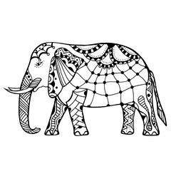 Decorative elephant illustration