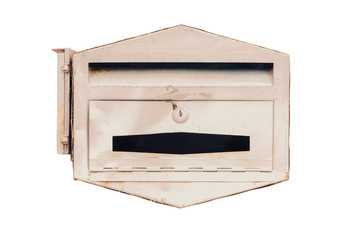 mail box isolated on white background.