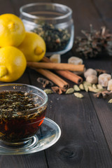 Relaxing herbal tea