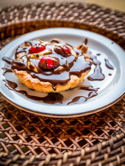 Delicious chocolate tarte
