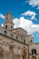 Fototapeta na wymiar Cathedral della Madonna della Bruna e di Sant'Eustachio di Matera - Italy
