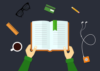 The concept of reading books