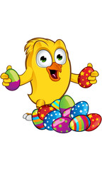 Easter Chick Character