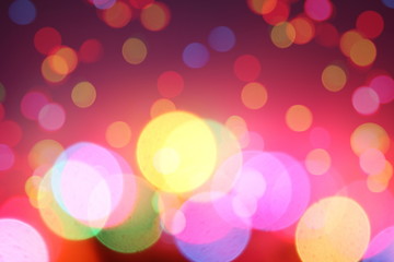 Colorful De focused circles lights background