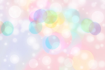 Colorful De focused circles lights background