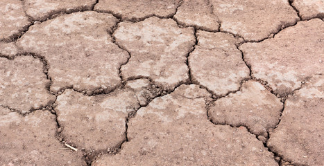 Cracked ground,Dry land. Cracked ground background,Dry cracked ground filling the frame as background, Drought land