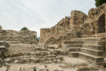 Denia castle remains