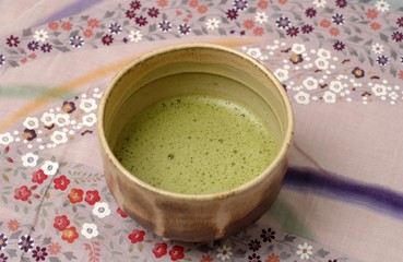 花の中の抹茶.