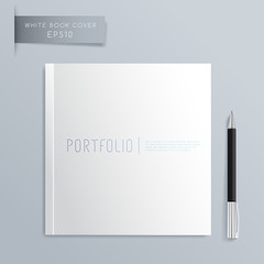 Blank Book Template : vector Illustration