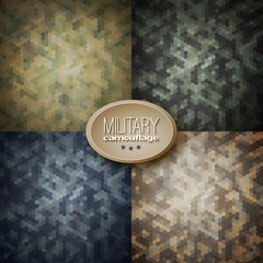 Military camouflage backgrounds (jungle, woodland, blueberries, © kasha_malasha