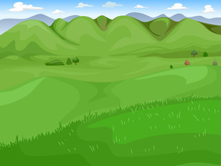 Obraz premium Green Grassland