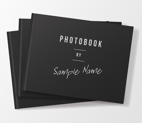 Blank Photobook Template : Vector Illustration